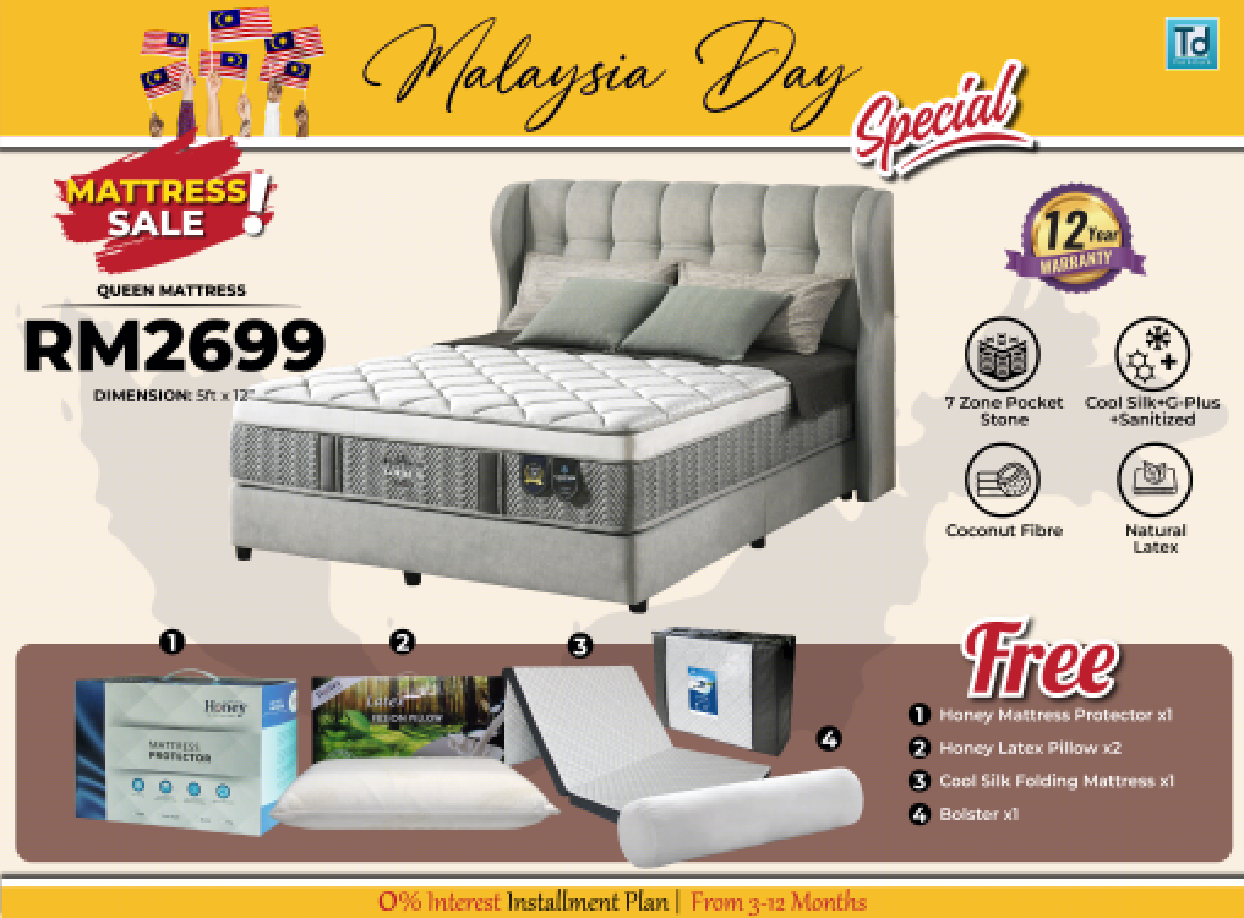 MALAYSIA DAY SPECIAL 6FT GRACE